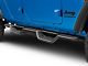 Round Tube Drop Style Nerf Side Step Bars; Black (20-24 Jeep Gladiator JT)