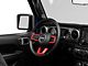 RedRock Steering Wheel Trim; Red (20-24 Jeep Gladiator JT)