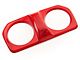 RedRock Rear HVAC Vent Trim; Red (20-24 Jeep Gladiator JT)