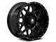 Mammoth Mesh Simulated Beadlock Satin Black Wheel; 17x9 (20-24 Jeep Gladiator JT)