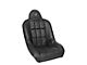 Corbeau Baja SS Suspension Seat; Black Vinyl (Universal; Some Adaptation May Be Required)