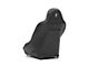 Corbeau Baja Ultra Suspension Seat; Black Vinyl (Universal; Some Adaptation May Be Required)