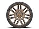 Black Rhino Arches Matte Bronze with Black Bolts Wheel; 17x8 (20-24 Jeep Gladiator JT)