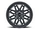 Black Rhino Hollister Gloss Black with Milled Spokes Wheel; 17x9.5 (18-24 Jeep Wrangler JL)