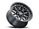 Black Rhino Hollister Gloss Black with Milled Spokes Wheel; 17x9.5 (20-24 Jeep Gladiator JT)