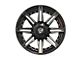 4Play 4P08 Brushed Black Wheel; 20x10 (07-18 Jeep Wrangler JK)