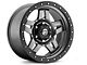 Fuel Wheels Anza Matte GunMetal Wheel; 17x8.5; -6mm Offset (20-24 Jeep Gladiator JT)