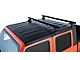 Rhino-Rack Heavy Duty 2-Bar Backbone Roof Rack with RLT600 Legs; Black (20-24 Jeep Gladiator JT w/ Hard Top)