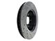 StopTech Sport Cross-Drilled and Slotted Rotor; Front Passenger Side (05-10 Jeep Grand Cherokee WK, Excluding SRT8)