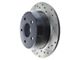 StopTech Sport Cross-Drilled and Slotted Rotor; Rear Driver Side (99-04 Jeep Grand Cherokee WJ)