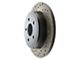 StopTech Sport Cross-Drilled and Slotted Rotor; Rear Passenger Side (05-10 Jeep Grand Cherokee WK, Excluding SRT8)