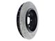 StopTech Sport Cross-Drilled and Slotted Rotor; Rear Passenger Side (12-21 Jeep Grand Cherokee WK2 SRT, SRT8, Trackhawk)