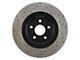 StopTech Sport Cross-Drilled Rotor; Front Driver Side (06-10 Jeep Grand Cherokee WK SRT8)