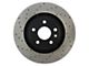 StopTech Sport Cross-Drilled Rotor; Front Passenger Side (06-10 Jeep Grand Cherokee WK SRT8)