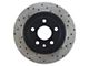 StopTech Sport Cross-Drilled Rotor; Rear Driver Side (06-10 Jeep Grand Cherokee WK SRT8)