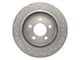 StopTech Sport Drilled and Slotted Rotor; Rear Passenger Side (93-98 Jeep Grand Cherokee ZJ)