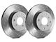 SP Performance Diamond Slot Rotors with Gray ZRC Coating; Rear Pair (11-21 Jeep Grand Cherokee WK2 w/ Solid Rear Rotors, Excluding SRT, SRT8 & Trackhawk)