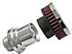 CFM Performance Baffled Billet Valve Cover Breather; Wrinkle Red (06-21 V8 HEMI Jeep Grand Cherokee WK & WK2, Excluding Trackhawk)