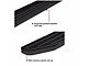 Premium Running Boards; Black (22-24 Jeep Grand Cherokee WL, Excluding 4xe)