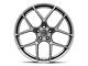 American Racing Crossfire Graphite Wheel; 20x9; 35mm Offset (93-98 Jeep Grand Cherokee ZJ)