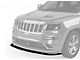 VZ Front Bumper Lip Splitter; Gloss Black Vinyl (12-19 Jeep Grand Cherokee WK2 SRT, SRT8)