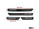 OMAC Door Sill Scuff Plates; Carbon Edition (11-21 Jeep Grand Cherokee WK2)