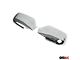 OMAC Mirror Cap Covers; Silver (05-10 Jeep Grand Cherokee WK)