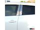 OMAC Window Pillar Post Trim; Silver (11-21 Jeep Grand Cherokee WK2)