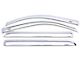 Ventvisor Window Deflectors; Front and Rear; Chrome (11-21 Jeep Grand Cherokee WK2)