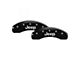 MGP Brake Caliper Covers with Jeep Logo; Black; Front and Rear (05-10 Jeep Grand Cherokee WK, Excluding SRT8)