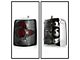 Euro Style Tail Lights; Chrome Housing; Smoked Lens (93-98 Jeep Grand Cherokee ZJ)