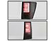 Light Bar LED Tail Lights; Black Housing; Clear Lens (07-10 Jeep Grand Cherokee WK)