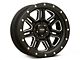 Pro Comp Wheels 62 Series Apex Satin Black Milled Wheel; 17x9; -6mm Offset (05-10 Jeep Grand Cherokee WK, Excluding SRT8)