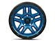 Fuel Wheels Ammo Gloss Blue with Black Bead Ring Wheel; 17x9; -12mm Offset (05-10 Jeep Grand Cherokee WK, Excluding SRT8)