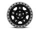 Fuel Wheels Anza Matte Black Wheel; 17x8.5; -6mm Offset (05-10 Jeep Grand Cherokee WK, Excluding SRT8)