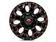 Fuel Wheels Assault Matte Black Red Milled Wheel; 17x9 (99-04 Jeep Grand Cherokee WJ)