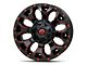 Fuel Wheels Assault Matte Black Red Milled Wheel; 18x9 (11-21 Jeep Grand Cherokee WK2)