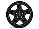 Mammoth Cliff Hanger Matte Black Wheel; 17x9; -6mm Offset (99-04 Jeep Grand Cherokee WJ)