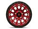 Fittipaldi Offroad FT101 Gloss Black Machined with Red Tint Wheel; 17x9 (05-10 Jeep Grand Cherokee WK, Excluding SRT8)