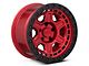 Black Rhino Reno Candy Red with Black Bolts Wheel; 17x9; -18mm Offset (99-04 Jeep Grand Cherokee WJ)