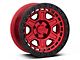 Black Rhino Reno Candy Red with Black Bolts Wheel; 17x9; -18mm Offset (99-04 Jeep Grand Cherokee WJ)