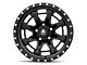 Mammoth Split 16 Beadlock Satin Black Wheel; 17x9; -6mm Offset (99-04 Jeep Grand Cherokee WJ)