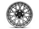 KMC Technic Anthracite Wheel; 17x8.5 (99-04 Jeep Grand Cherokee WJ)