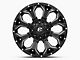 Fuel Wheels Assault Gloss Black Milled Wheel; 18x9; 1mm Offset (93-98 Jeep Grand Cherokee ZJ)