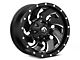 Fuel Wheels Cleaver Gloss Black Milled Wheel; 17x9; -12mm Offset (93-98 Jeep Grand Cherokee ZJ)