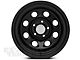 Mammoth D Window Black Steel Wheel; 15x10; -45mm Offset (93-98 Jeep Grand Cherokee ZJ)