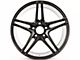 Rugged Ridge TREK 5 Satin Black Wheel; 17x8; 30mm Offset (15-23 Jeep Renegade BU)