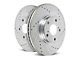 PowerStop Evolution Cross-Drilled and Slotted 5-Lug Rotors; Rear Pair (15-23 Jeep Renegade BU)