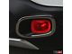 OMAC Rear Reflector Light Trim Frame; Dark Steel (15-23 Jeep Renegade BU)