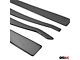 OMAC Side Door Molding Trim Skirt Garnish; Dark Steel (15-18 Jeep Renegade BU)